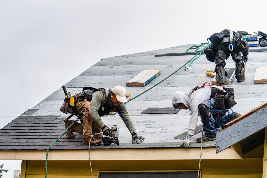 Installing New Shingles on Roof